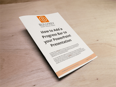 How to add a powerpoint progress bar